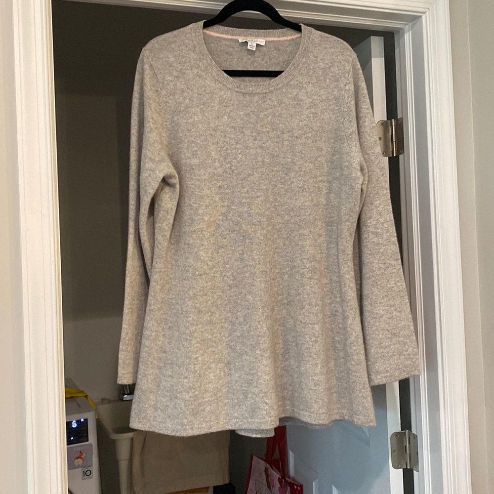 Isaac Mizrahi Live Cashmere Sweater Tunic L